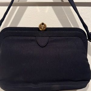 Vintage navy Mel-Ton handbag.